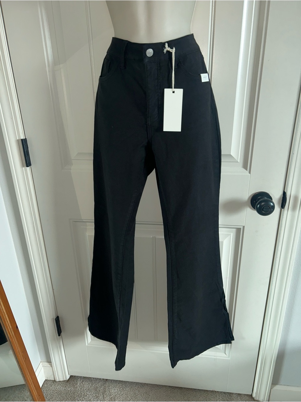 NWT Blue Atermis High-Rise Black Wide-Leg Women's Jeans Built in Sculpt & Lift 6
